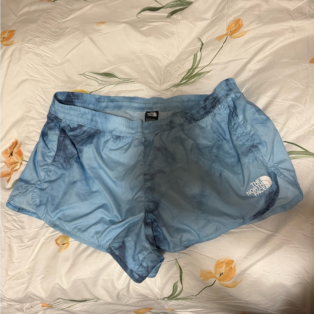 The North Face Women's Light Blue Athletic Shorts